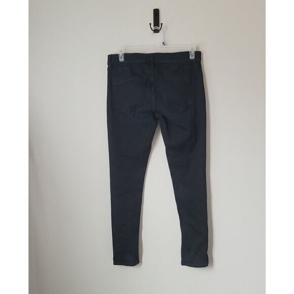 Express Super Soft Mid Rise Legging Jeans in Dark Wash Size 12 - Picture 4 of 6